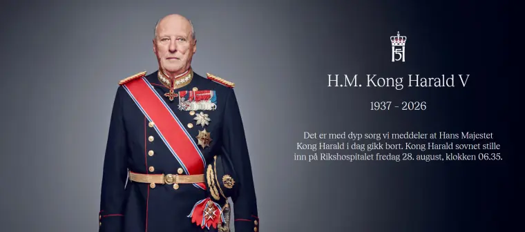 Kong harald 28/8-26 død