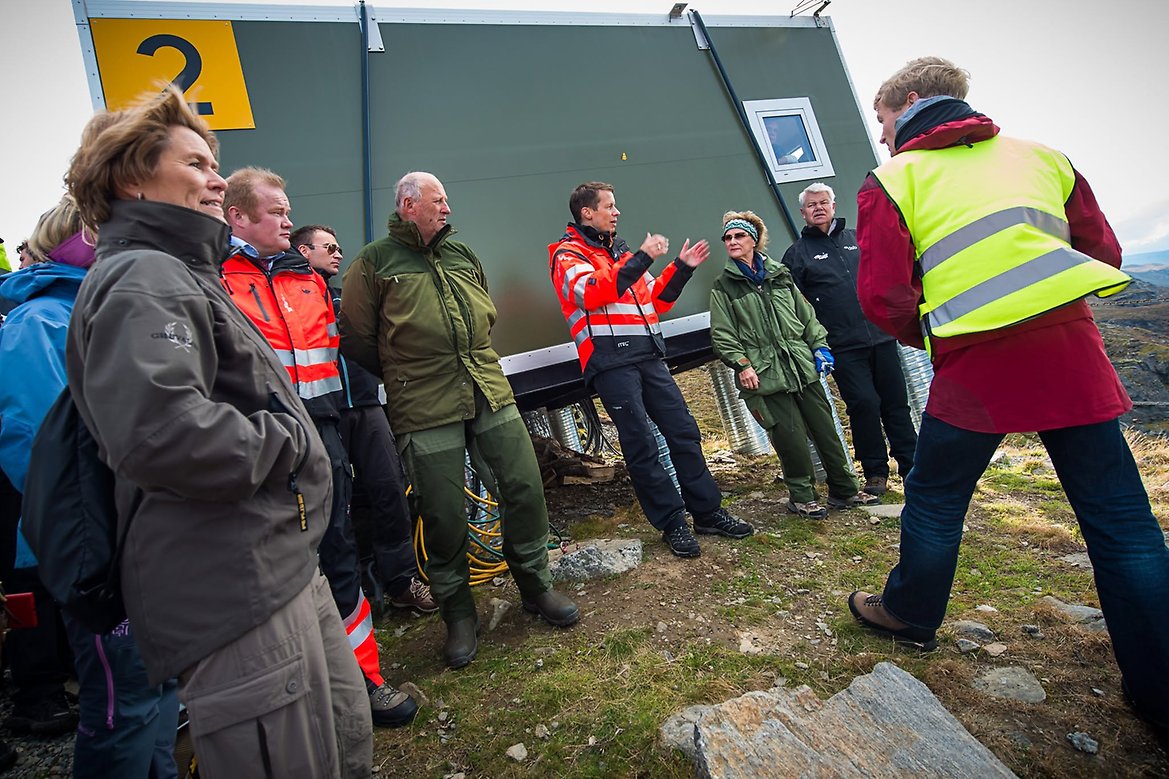 Kong Harald og Bernt Eirik isaksen Lyngstad 28/8-26